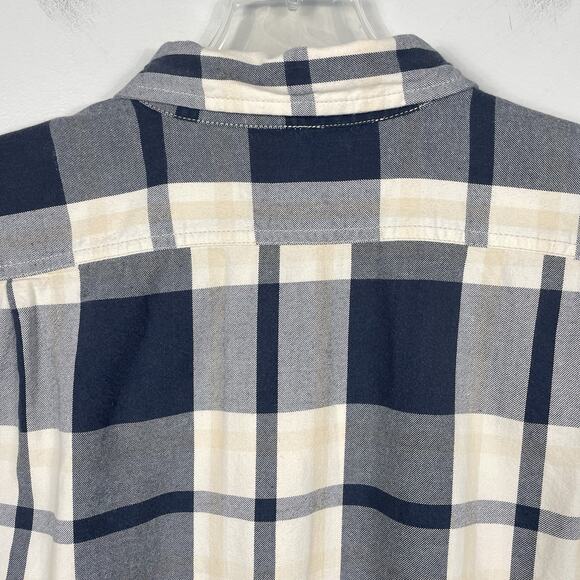 CC Filson Wildwood Shirt Men’s XL Black Tan Plaid Midweight 100% Cotton Workwear - Picture 9 of 10